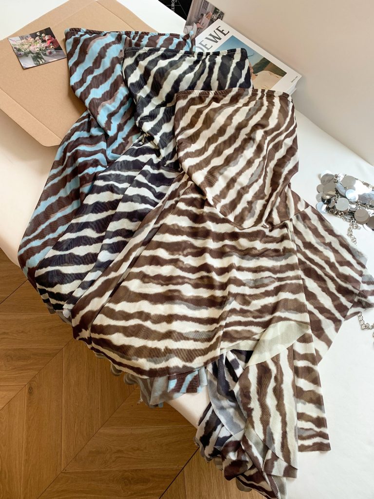 Korean Style Sleeveless A-Line Dress Women Summer High Waist Slimming Asymmetric Ribbon Dress